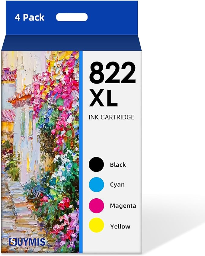 822XL Ink cartridges Remanufactured for Epson