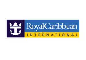 green background with Royal Caribbean International Cruise Line logo